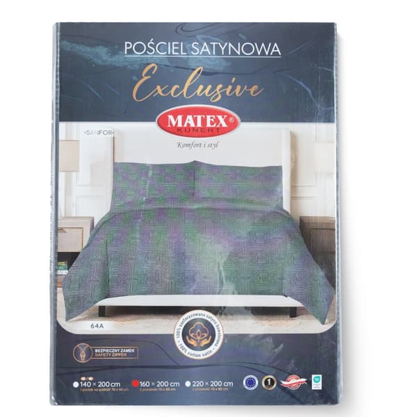 Satin sängkläder EXKLUSIVT (220x200-1,70x80-2) MATEX