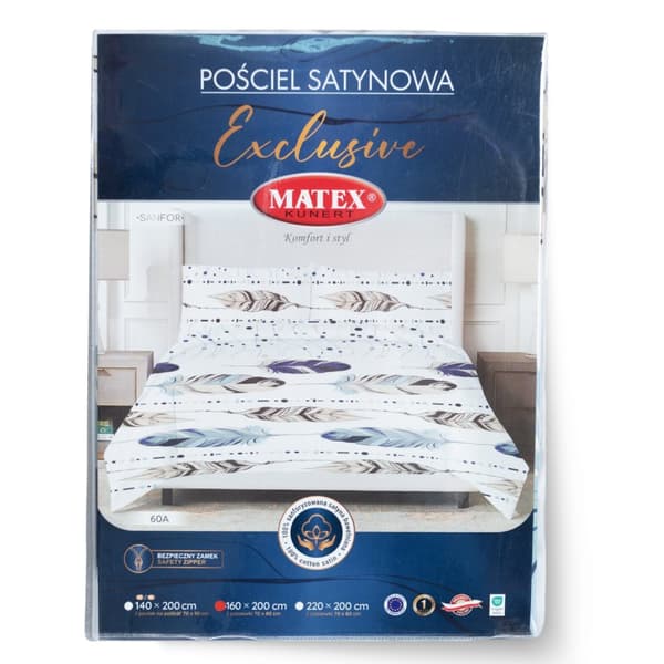 Satin sengetøj EXCLUSIVE CZ (140x200-1,70x90-1) MATEX