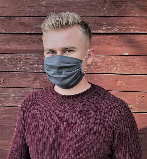 Bomuldsbeskyttelsesmaske 2 stk.