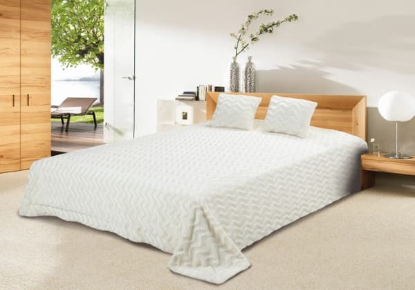 LUXIMA dekorativt sengetæppe, str 170 x 210