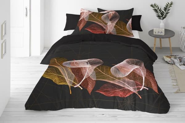 Bomuld satin sengetøj polske blomster PRESTIGE_15 220x200 +2x70x80 MATEX