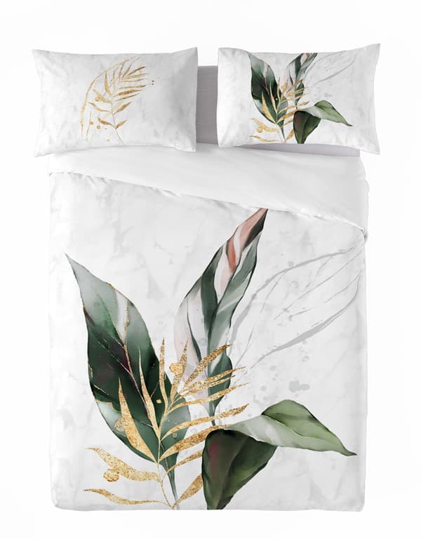 Sängkläder i bomull satin Polska blommor PRESTIGE_22 220x200 +2x70x80 MATEX