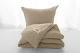 Puuvillaiset vuodevaatteet MUSLIN beige_17 (220x200-1,70x80-2) MATEX
