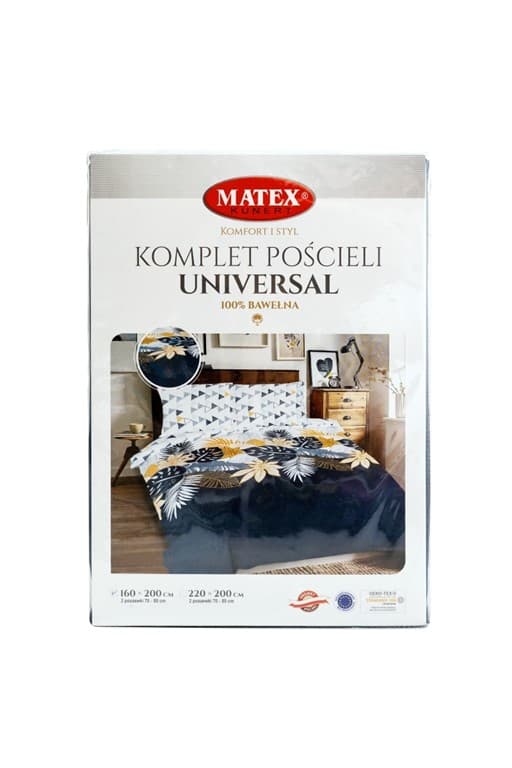 Bomuldssengetøj UNIVERSAL (160x200-1,70x80-2)