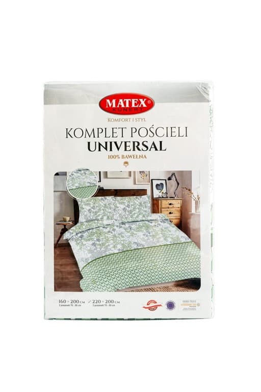 Sängkläder i bomull UNIVERSAL (160x200-1,70x80-2)