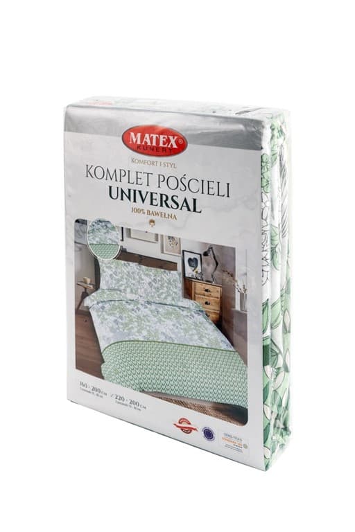 Sängkläder i bomull UNIVERSAL (160x200-1,70x80-2)