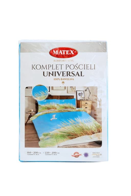 Sängkläder i bomull UNIVERSAL (160x200-1,70x80-2)