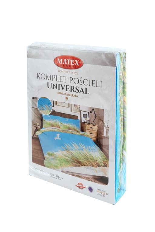 Sängkläder i bomull UNIVERSAL (160x200-1,70x80-2)