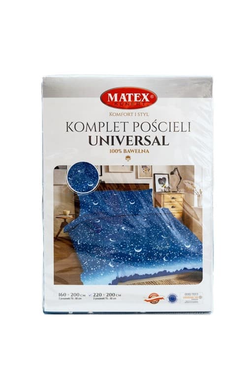 UNIVERSAL puuvillavuodevaatteet (220x200-1,70x80-2)