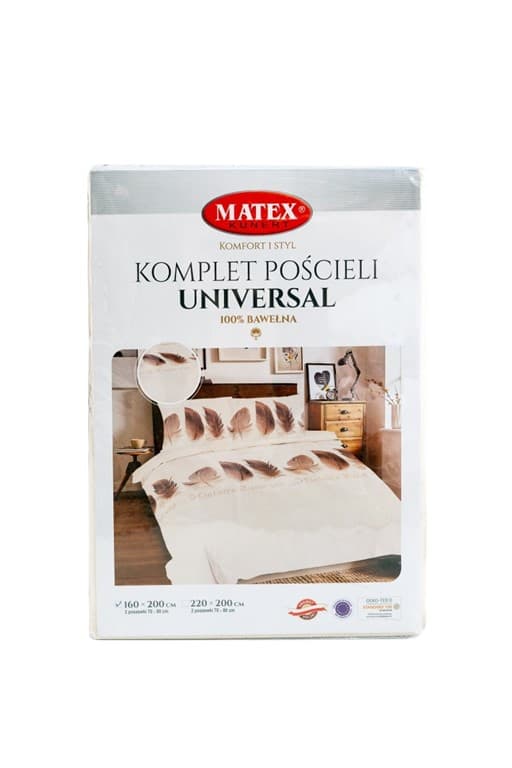 UNIVERSAL bomuldssengetøj (220x200-1,70x80-2)