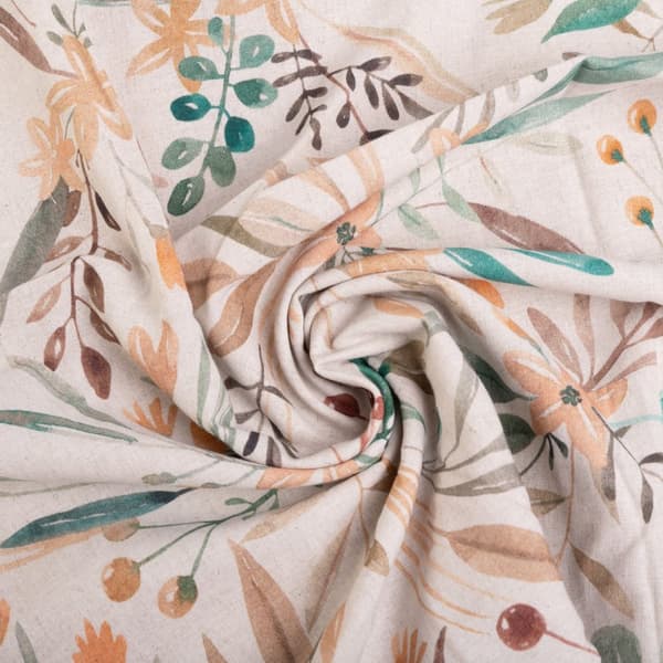 Linne sängkläder LINEN tryck (160x200+30-1,70x80+20-2)