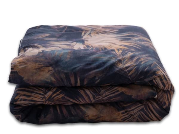 Linne sängkläder LINEN tryck (220x200+30-1,70x80+20-2)