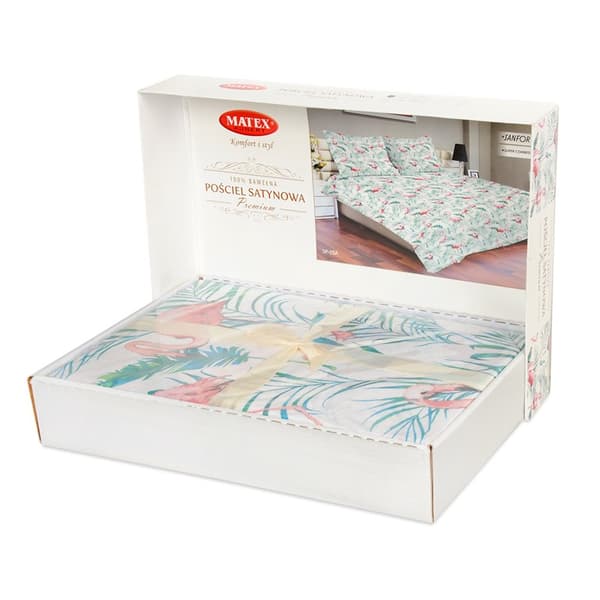 PREMIUM satin sengetøj (140x200-1,70x80-1)