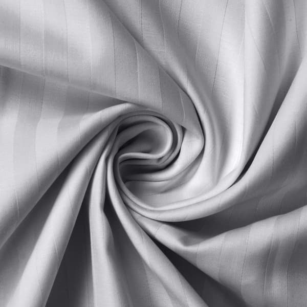 Damast sängkläder, 1 cm ränder (160x200-1,70x80-2)