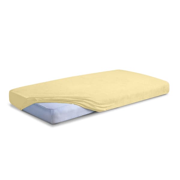 FROTTE CLASSIC dæklag 130x190, 140x200x20, gul_04, MATEX
