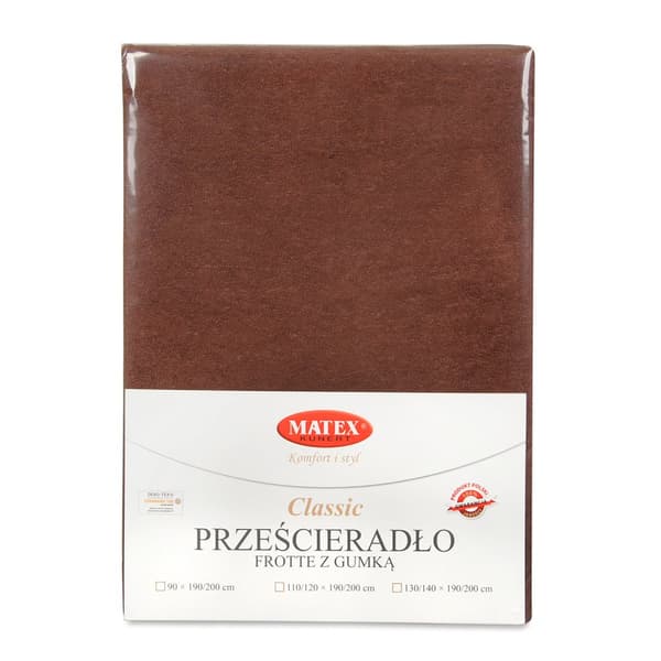 FROTTE CLASSIC -levy 130x190, 140x200x20, ruskea_18, MATEX