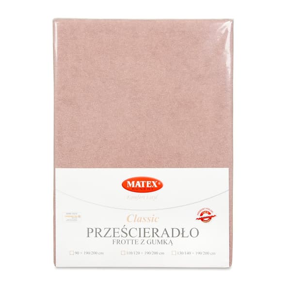 FROTTE CLASSIC påslakan 150x190, 160x200x20 dirty pink_12 MATEX