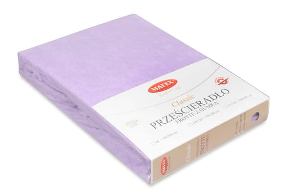 FROTTE CLASSIC lakan 150x190, 160x200x20, lila_19, MATEX