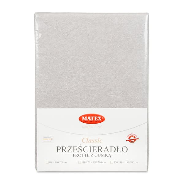 FROTTE CLASSIC -levy 150x190, 160x200x20, harmaa_42, MATEX
