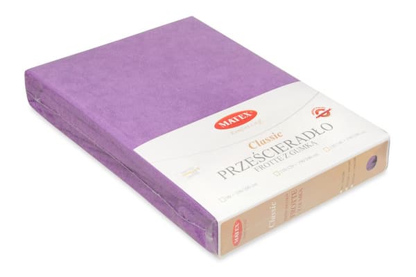 Mukautettu lakana FROTTE CLASSIC 180x190, 180x200x20, tummanvioletti_22, MATEX