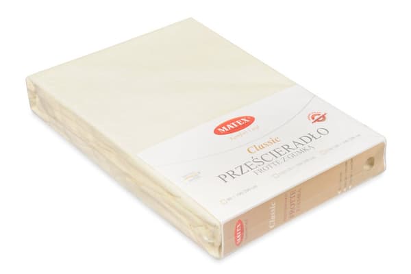 FROTTE CLASSIC lakan 190x210, 200x220x20, ecru_02, MATEX