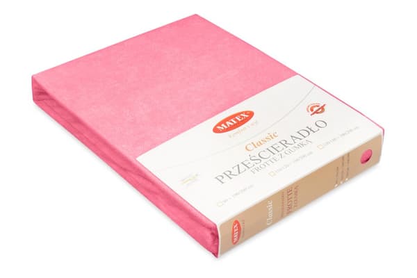 FROTTE CLASSIC istuva lakana 190x210, 200x220x20, pink_10, MATEX