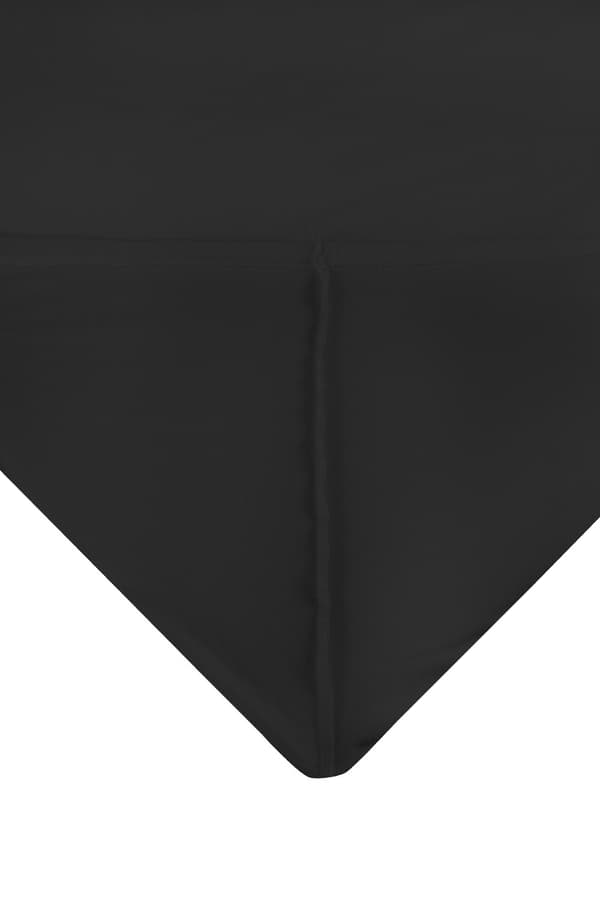 Satin dæklag 120x200x25, sort_48, MATEX
