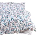 Miniatyrbillede 4 af 4: Jersey sengetøj 200x220 JERSEYLOVE hvide farverige paisley blomster