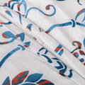 Miniatyrbillede 2 af 4: Jersey sengetøj 200x220 JERSEYLOVE hvide farverige paisley blomster