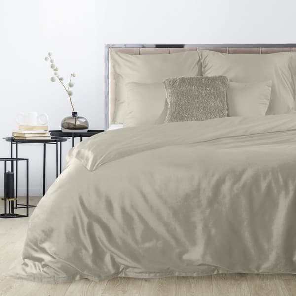 Satin sängkläder NOVA3 140x200 Eurofirany beige