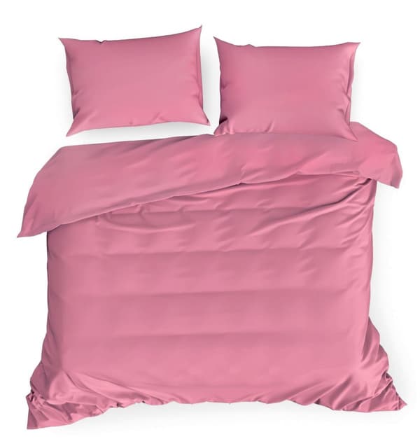 Satin sängkläder NOVA3 180x200 Eurofirany rosa