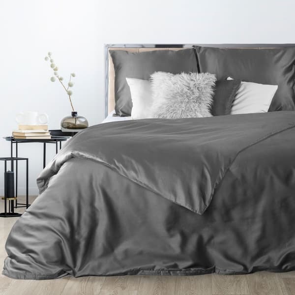 Satin sängkläder NOVA3 200x220 Eurofirany stål