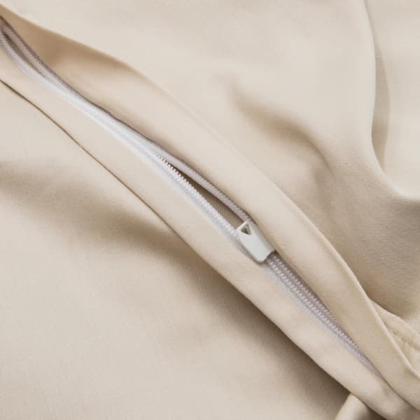 Puuvillasatiini vuodevaatteet VALINOR 160x200 LUXURY beige guipurella