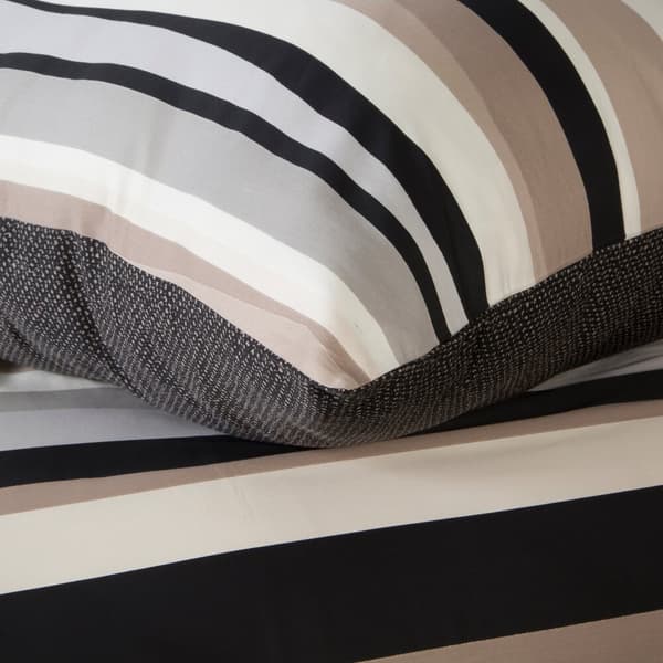 Satin sängkläder ESPRIT 200x220 Eurofirany beige bruna ränder
