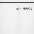 Pikkukuva 3 / 5: EVA satiini vuodevaatteet 160x200 Eva Minge Eurofirany valkoinen musta brodeerattu putket + logo