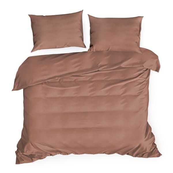 Satin sengetøj NOVA3 200x220 Eurofirany marsala