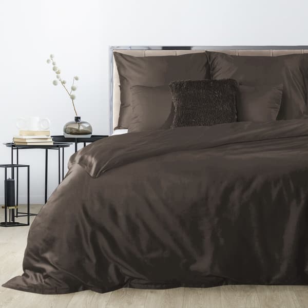 Satin sengetøj NOVA3 140x200 Eurofirany brun