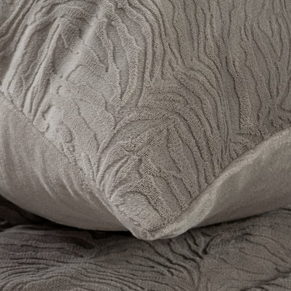 Fløjlssengetøj 200x220 Eurofirany beige prægede vintervibrationer
