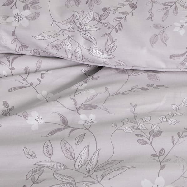 Sängkläder i bomull satin EXCLUSIVE SILVA 200x220 Darymex grå beige kvistar