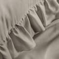 Miniatyrbillede 4 af 5: Satin sengetøj VENUS 200x220 Eurofirany lysebrun med dikkedarer