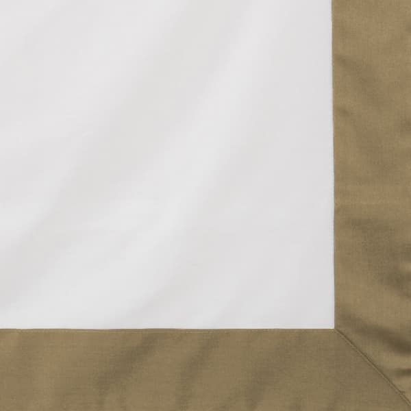 LAURA satin sängkläder 160x200 Eurofirany vitguld kant