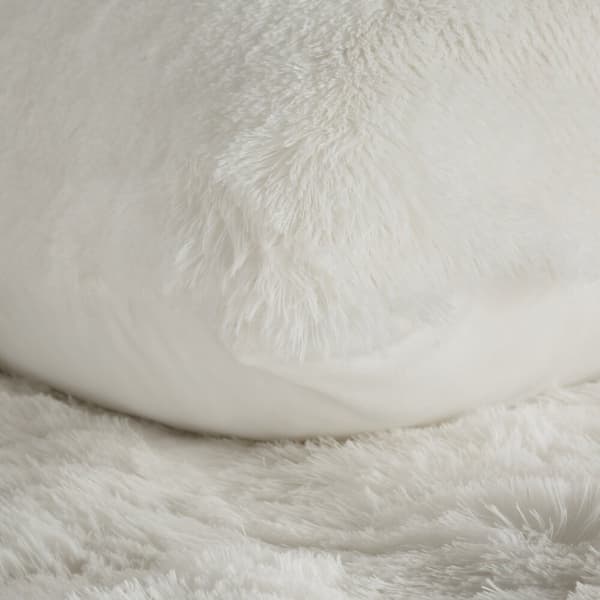 TIFFANY 200x220 Design91 sengesæt, creme, pelsstruktur