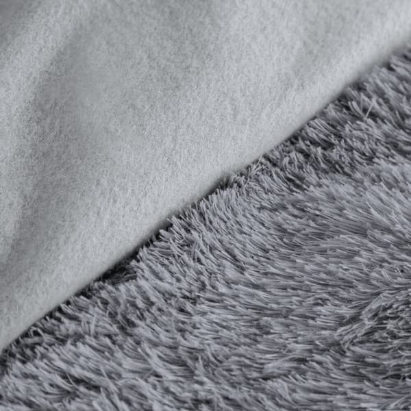 TIFFANY sängkläder 200x220 Design91 silver med pälsstruktur