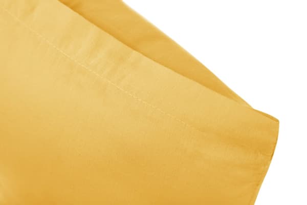 Simpelthen bomuld sengetøj 200x220 sennep