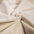 Pikkukuva 2 / 5: Flanellivuodevaatteet KRATA 200x220 beige valkoinen ruskea ruutu