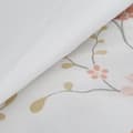 Miniatyrbillede 5 af 6: Bomuld sengetøj SONIA 200x220 Eurofirany hvid lys pink subtile pastel kviste