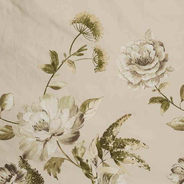 Satin sängkläder VÅR 160x200 Eurofirany beige pionblommor