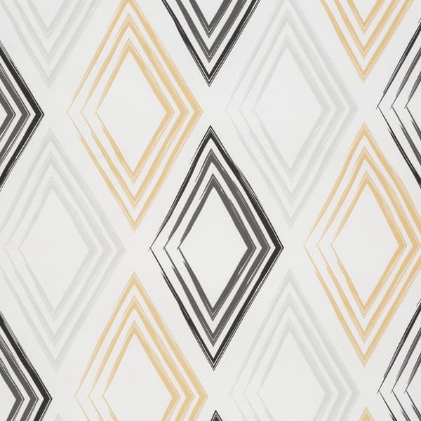 Satiiniset vuodevaatteet SPRING 220x200 Eurofirany valkoinen harmaa beige geometrinen kuvio