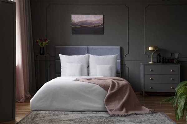 hvidt hotel standard dynebetræk 220x200 overlap