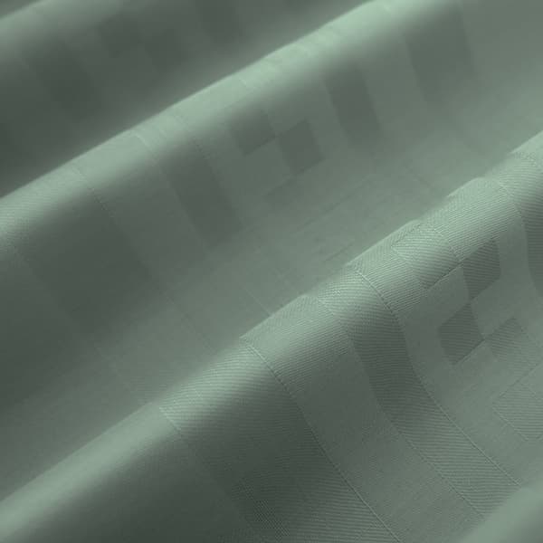 Puuvillasatiinivuodevaatteet CAPITAL 160x200 geometrinen kuviointi vihreä